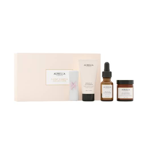 An image of Aurelia London, 3 Step Starter Collection, 3 Step Probiotic Routine with Probiot...